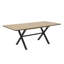 Sybil Extendable Metal Base Dining Table-2055320746