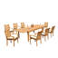 Outdoor 9 - Piece Teak Dining Set