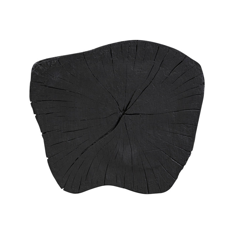 Amiko End Table-Black Resin