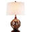 29.75" Tall Polyresin Table Lamp, Polymosaic Design