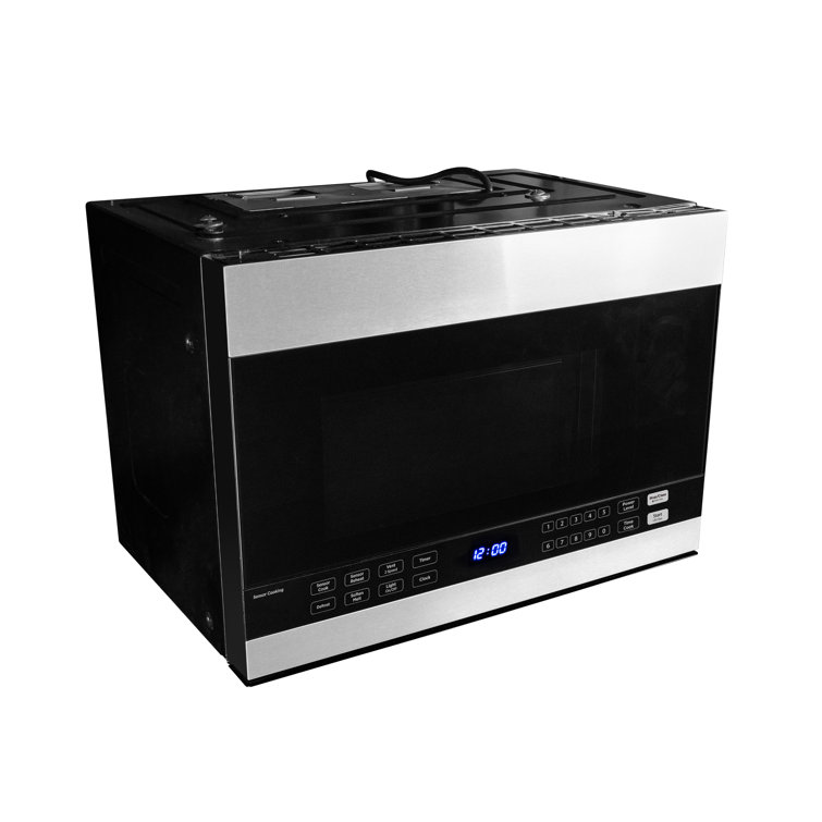 Insignia™ - 1.6 Cu. Ft. Over-the-Range Microwave - Stainless Steel