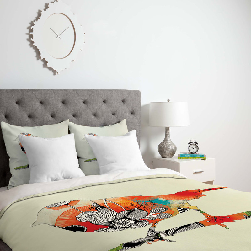 Housse de couette Little Bird, Housse de couette pour lit simple, Poids léger