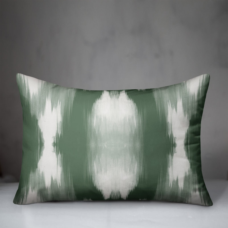 Outdoor Throw Pillow, Green