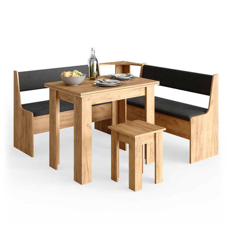 Bonamy Drop Leaf Dining Set, White