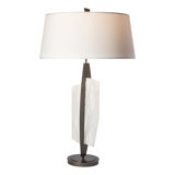 Volterra Table Lamp  - Natural Anna Linen Shade
