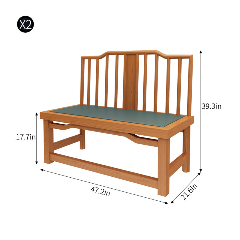 Banc de rangement pour restaurant