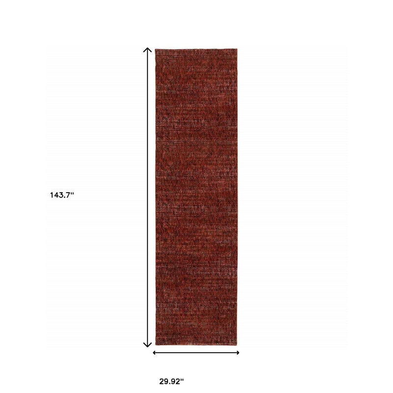 Tapis de couloir 2 pi x 10 pi gris foncé et gris anthracite tissé à la machine