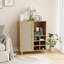 Buffet avec rangement, armoire de bar avec porte-bouteilles, armoire d'appoint-1835655380