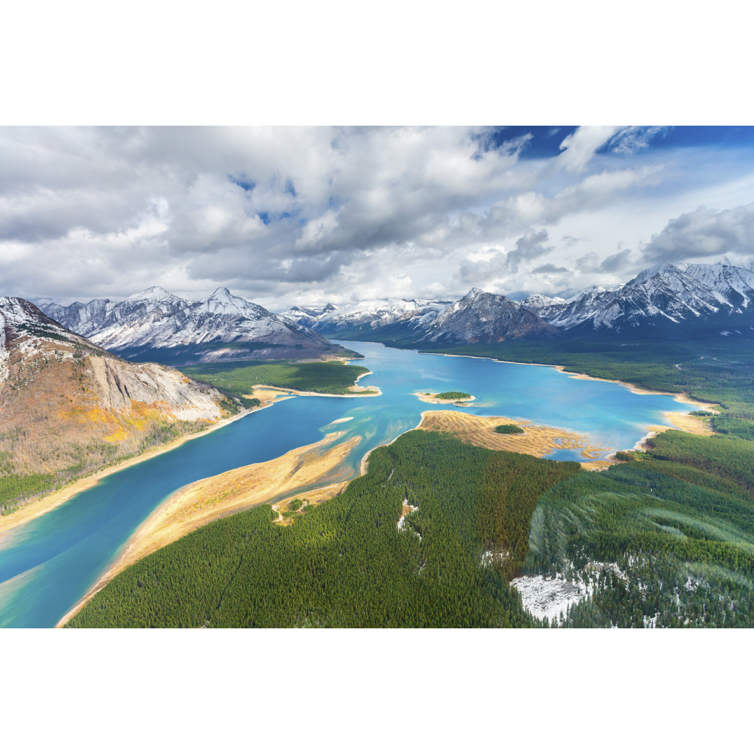 Sprühseen Stausee - Leinwandbild