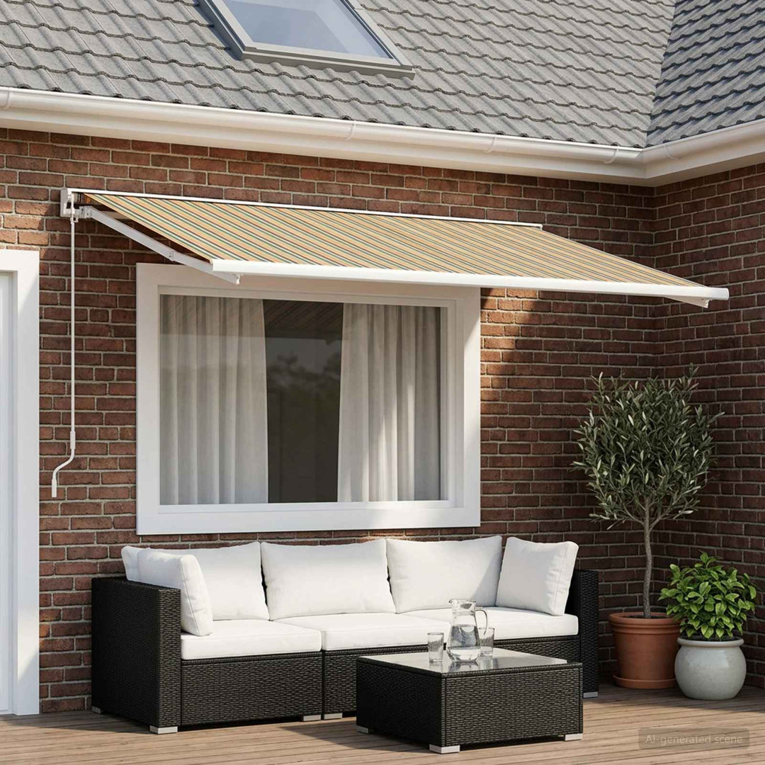 vidaXL Awning Replacement Fabric Polyester Shade Solution Outdoor Canopy Sun