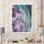 Toile blanche avec cadre photo