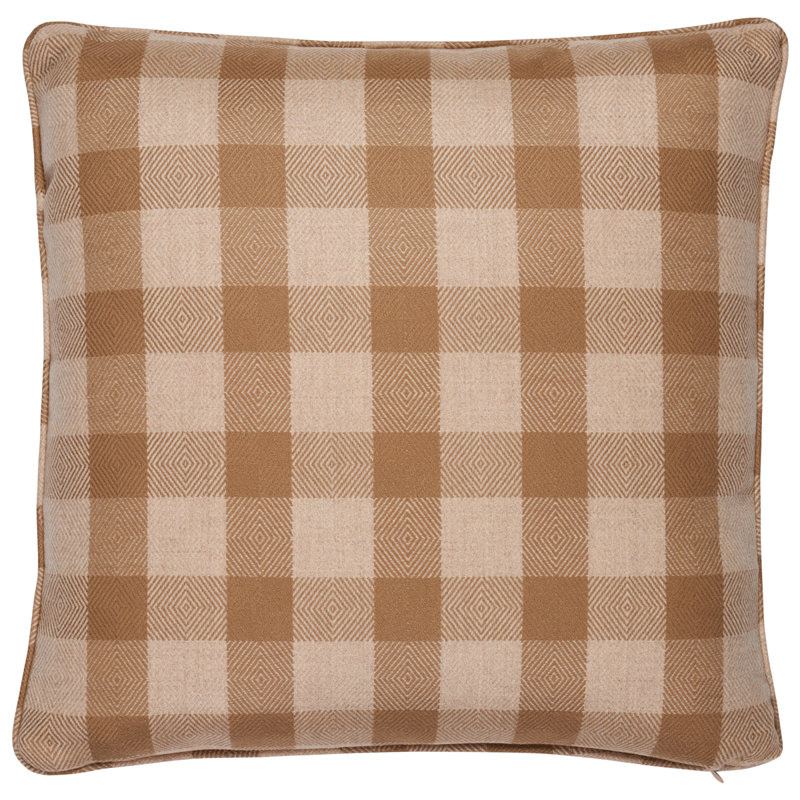 Galt Wool Check Pillow, 20" x 20"