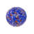 Bleu, orange, rouge sélectionné