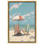 «Clear Skies Beach II», art mural Glam Coastal par Art Remedy-105295061-105295065