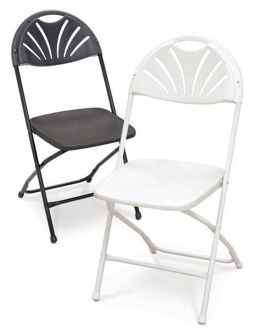 Chaise pliante en plastique Series 5, Noir