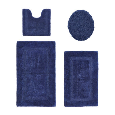 Ensemble de tapis pour salle de bain 100% coton 2370 g / m² Lux