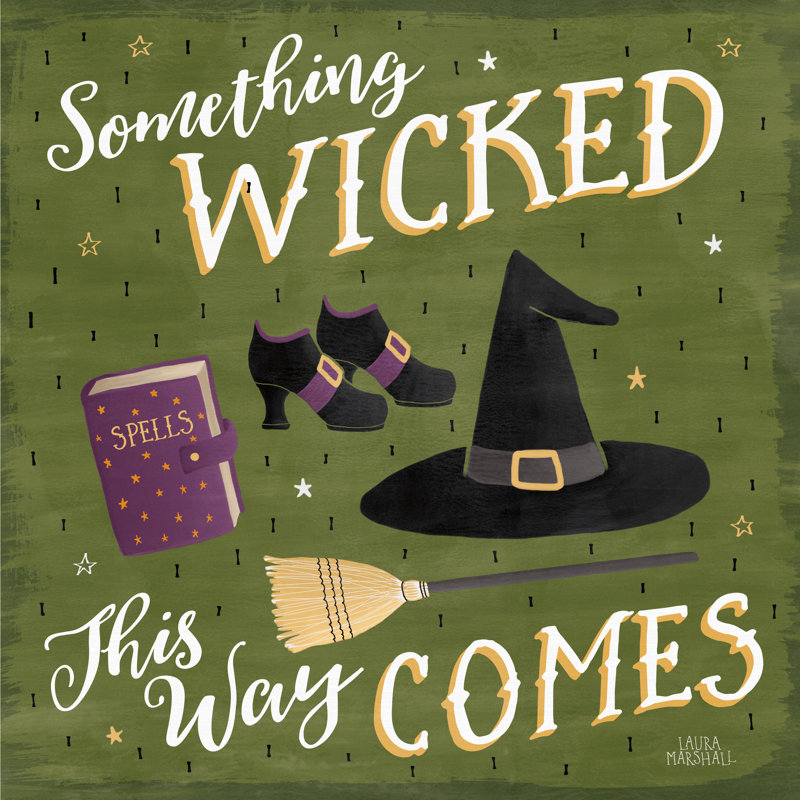 Haunted Halloween VI by Laura Marshall - Wrapped Canvas Art Prints, 30cm H x 30cm W x 3.8cm D