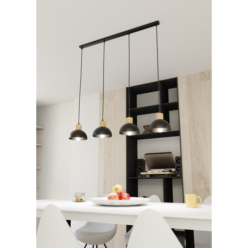 Aylesha 4 - Light Pendant, Matte Black