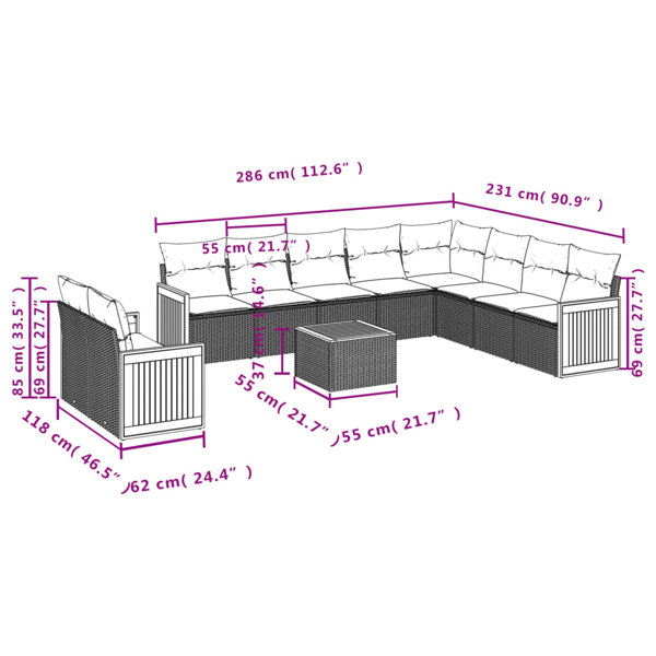 Dimensions du produit