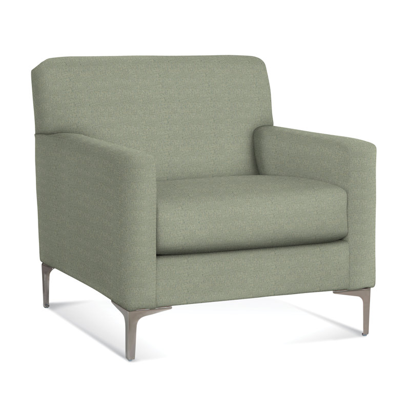 Tampa Armchair, Green Performance Fabric; 0851-54