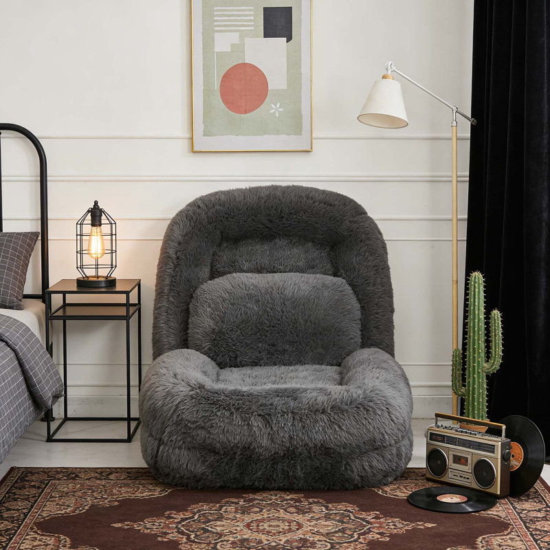 Adjustable Convertible Human Dog Bed,Lazy Sofa, Dark Gray