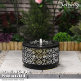 Gilda Metal Weather Resistant Fountain with Light