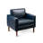 34.25'' Wide Faux Leather Tufted Armchair-99229963