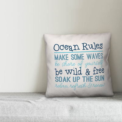Outdoor Reversible Throw Pillow