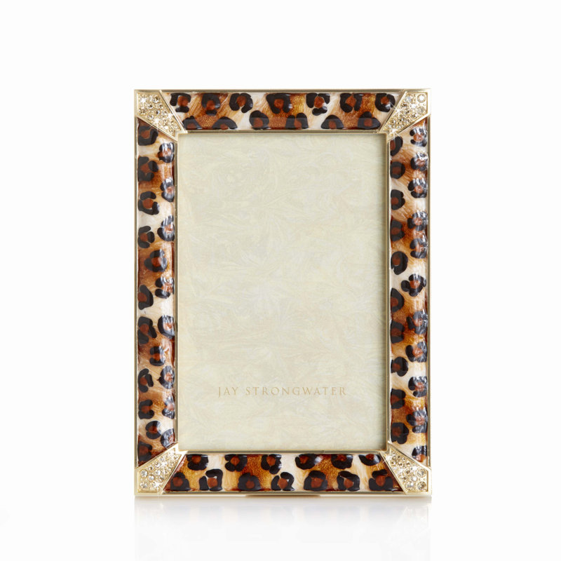 Leland Pavé Corner Metal Picture Frame
