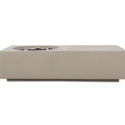 Magnesium Oxide Patio Fireplace 50,000 , Modern, Grey Modern Heating With