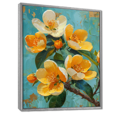 Fleur de pommier jaune et bleu - Blooming Beauty