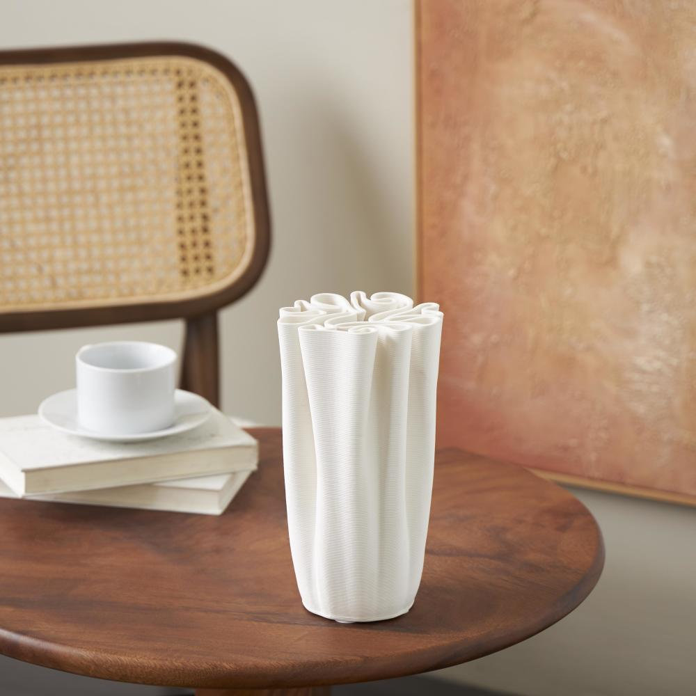Bowen Ceramic Table Vase, 9.6" H x 4.85" W x 4.85" D
