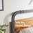 Modern Industrial Style Solid Metal Bed Frame With Headboard And Footboard , No Box Spring Needed-996375929