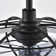 Kayaan 21'' Caged Ceiling Fan with LED Lights and Remote, 6 Speed,DC Motor, 5''/10'' Downrods