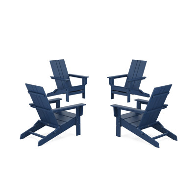 POLYWOOD by AllModern Plastic Folding Adirondack Chair