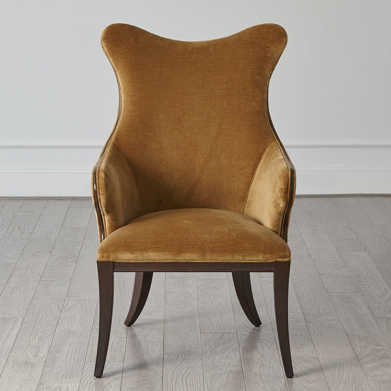 Evelyn Butterfly Chair, Toast Velvet