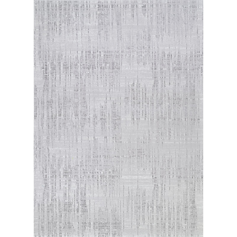 Tapis gris Hrachuhi Mendenhall, Rectangle 6 pi 6 po x 9 pi 6 po