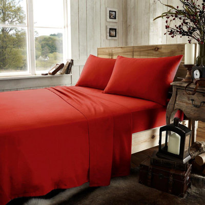 Aonghus Flannel Flat Sheet