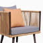 Chaise d'extérieur en plastique Modern Leisure