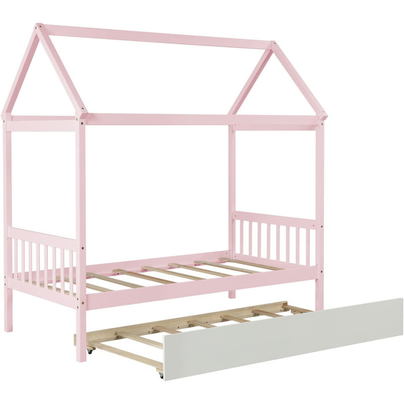 Lit de jour avec couchette Churchville par Harper Orchard, Simple, Rose