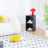 Wooden Bookshelf, Cube Storage Shelf, Floor Organizer for Bedroom, Living Room