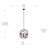 Florentin 5-Light Bronze Globe Chandelier
