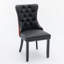 Chaise rembourrée en polyuréthane et velours-232385335