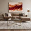 «Lyrical Abstraction 4», art mural sur toile beige-1398229691