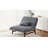51'' Armless Lounge Chair, 2-In-1 Convertible Floor Sofa Bed With Solid Wood Frame-671701409