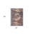 2' X 3' Rust Abstract Power Loom Area Rug