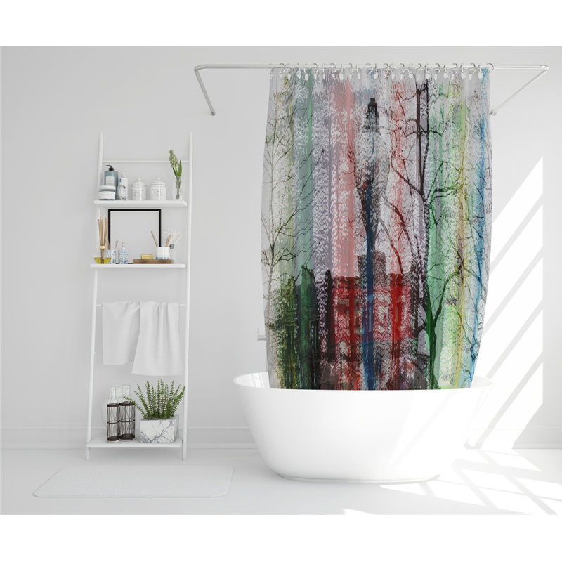 Dimy Polyester Shower Curtain Set
