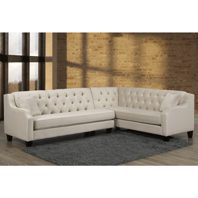 Blayre Upholstered L-Shaped Sectional Symmetrical