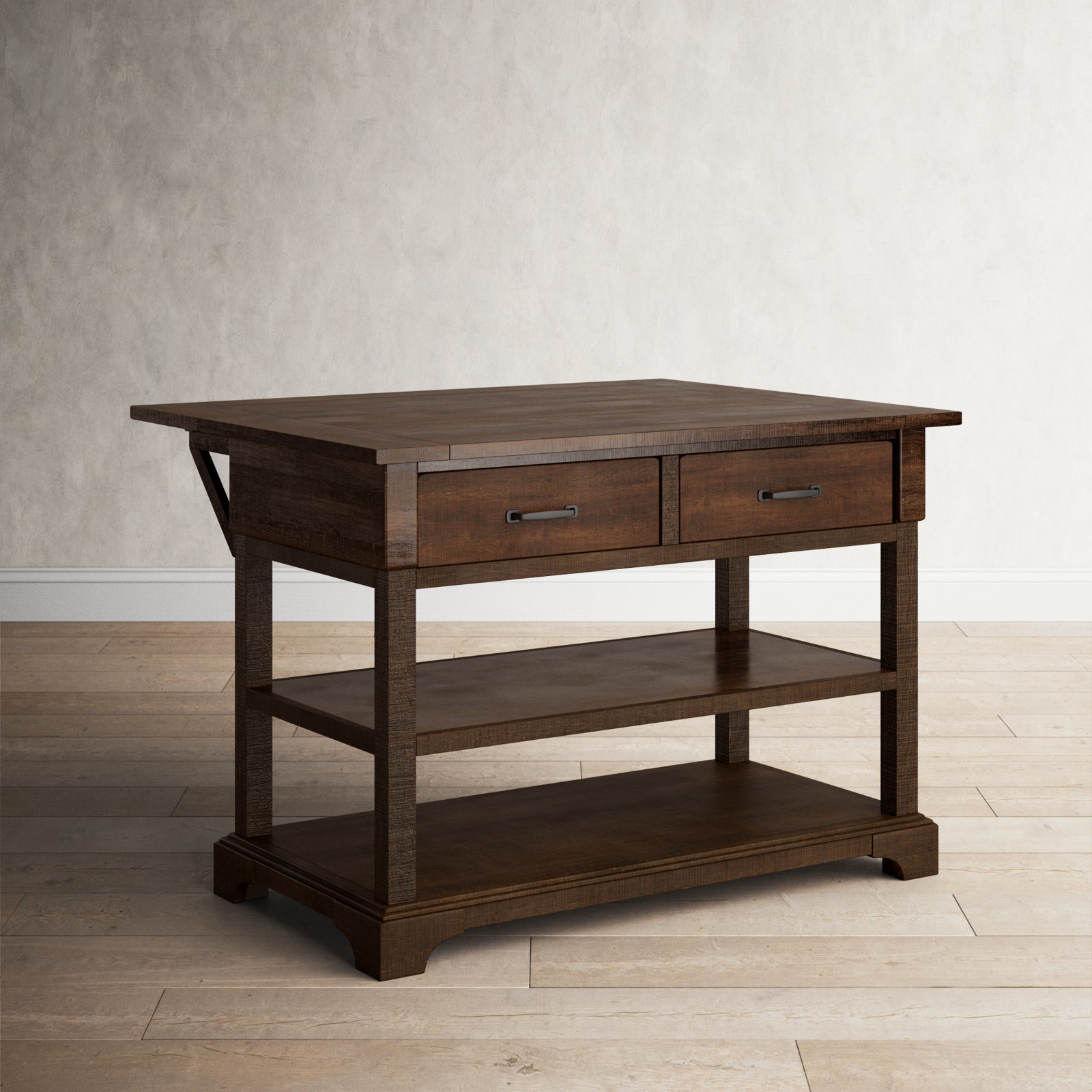 Solid Wood Kitchen Island