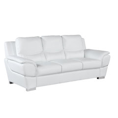 Wayfair  Leather White Sofas You'll Love in 2024